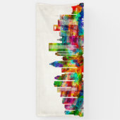 Houston Texas Skyline Spandoek (Verticaal)