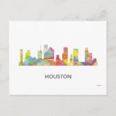 HOUSTON TEXAS SKYLINE WB1 - BRIEFKAART (Voorkant)