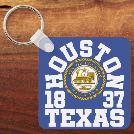 Houston, Texas Sleutelhanger (Voorkant)