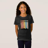 houston texas space city black t shirt (Voorkant volledig)