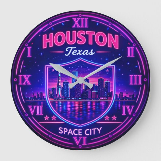 Houston Texas Space City Grote Klok (Voorkant)