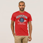 Houston Texas Space City  T-shirt (Voorkant volledig)