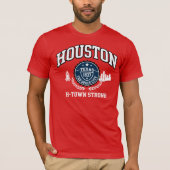 Houston Texas Space City  T-shirt (Voorkant)
