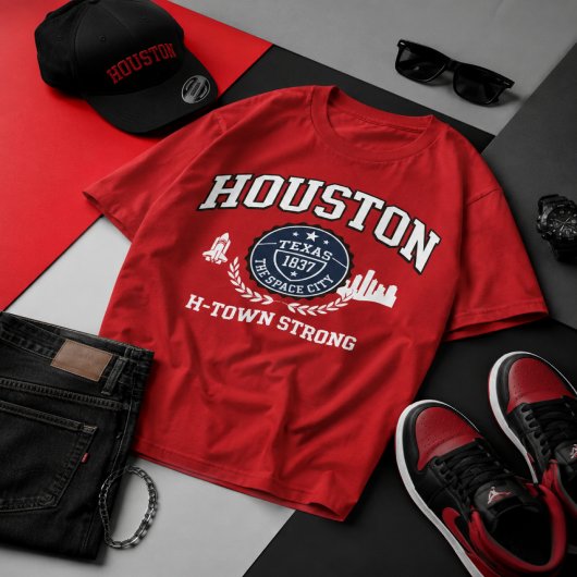 Houston Texas Space City  T-shirt