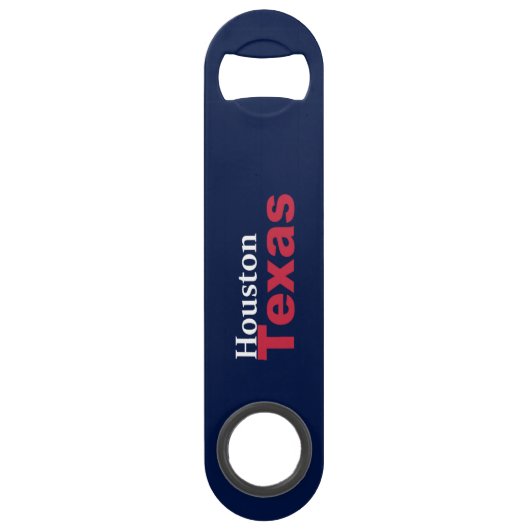 Houston, Texas Speed Bottle Opener Speed Flessenopener (Achterkant)