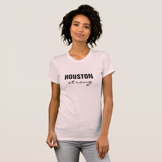 houston texas sterke orkaanoogst t-shirt (Voorkant volledig)
