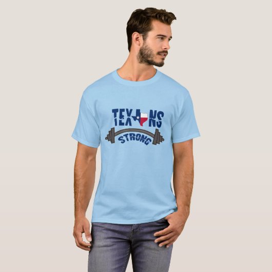 houston texas sterke orkaanoogst t-shirt (Voorkant volledig)