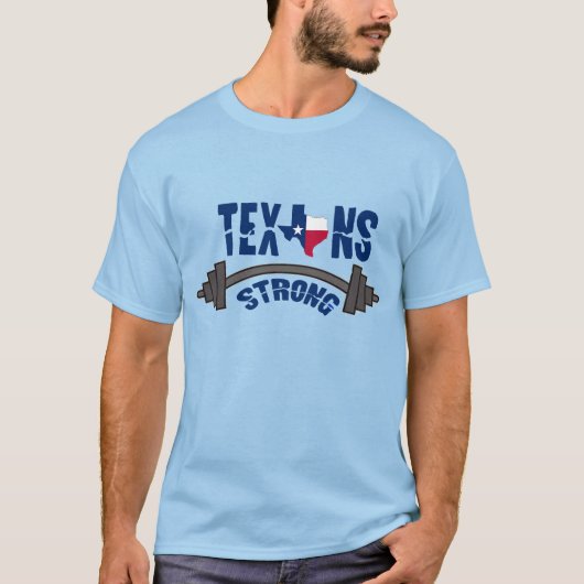 houston texas sterke orkaanoogst t-shirt (Voorkant)