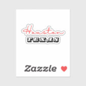 Houston Texas Sticker (Vel)
