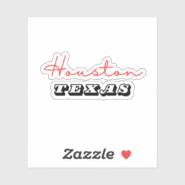 Houston Texas Sticker