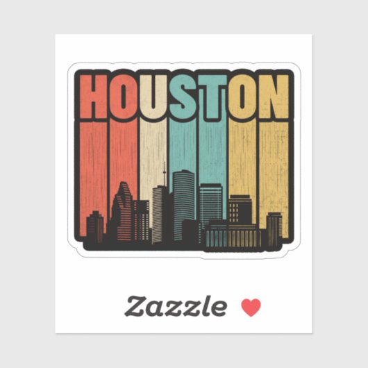 Houston Texas Sticker (Vel)