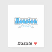 Houston Texas Sticker (Vel)