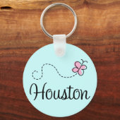  Houston Texas T-shirt Sleutelhanger (Voorkant)