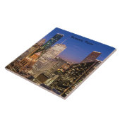 Houston, Texas tegel / onderzetter Tegeltje (Zijkant)