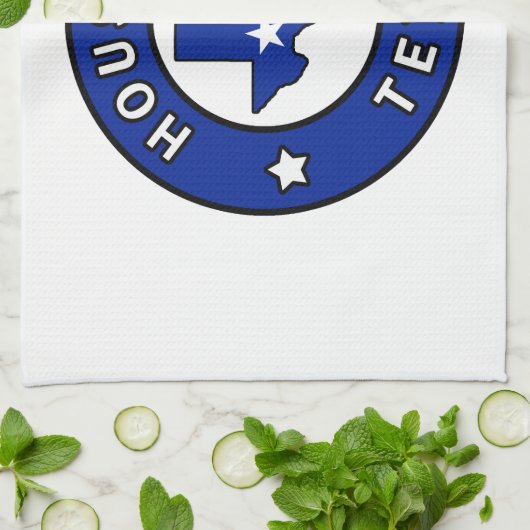 Houston Texas Theedoek (Gevouwen)