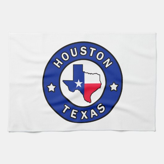 Houston Texas Theedoek (Horizontaal)