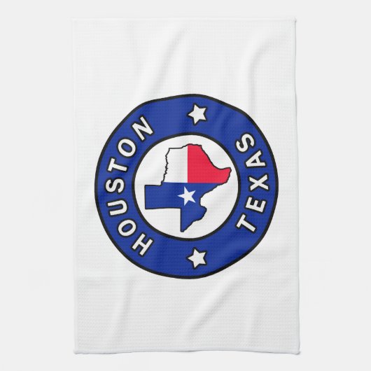 Houston Texas Theedoek (Verticaal)
