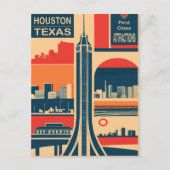 Houston, Texas, Toeristische bezienswaardigheden,  Briefkaart (Voorkant)