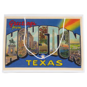 Houston Texas TX  groot Briefkaart Cadeauzakje (Voorkant)