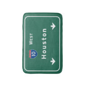 Houston Texas Tx Interstate Highway Freeway Road : Badmat (Voorkant Verticaal)