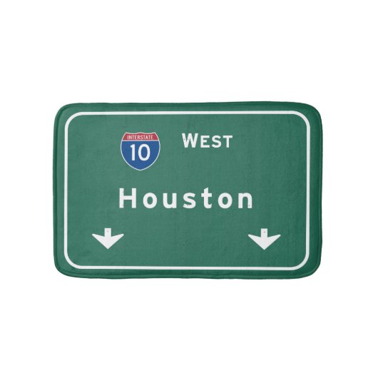 Houston Texas Tx Interstate Highway Freeway Road : Badmat (Voorkant)