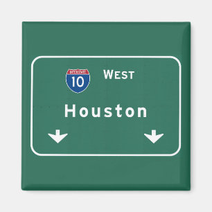 Houston Texas Tx Interstate Highway Freeway Road: Magneet