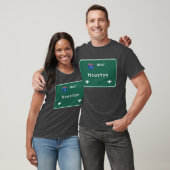Houston Texas Tx Interstate Highway Freeway Road : T-shirt (Unisex)