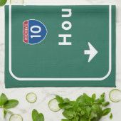 Houston Texas Tx Interstate Highway Freeway Road : Theedoek (Gevouwen)