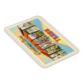Houston Texas TX Old Vintage Travel Souvenir Magneet (Rechterzijde)