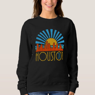 Houston Texas Tx Vintage Sunset City of Hous Trui