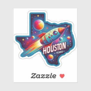 Houston, Texas, Verenigde Staten - NASA Sticker