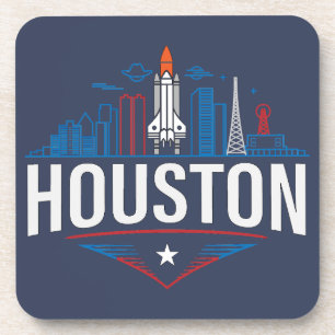 Houston Texas Verenigde Staten van Amerika Bier Onderzetter