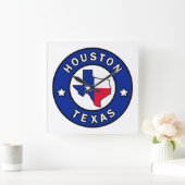 Houston Texas Vierkante Klok (Huis)