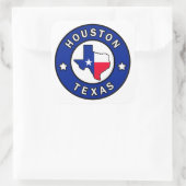 Houston Texas Vierkante Sticker (Tas)