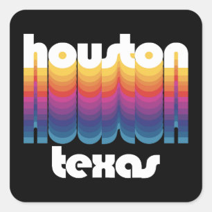 Houston, Texas Vierkante Sticker