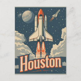 Houston, Texas Vintage Briefkaart