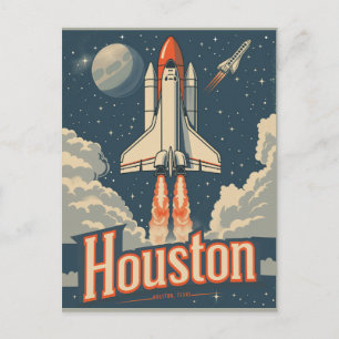Houston, Texas Vintage Briefkaart