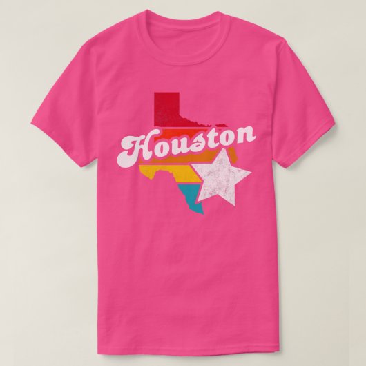 Houston Texas Vintage Nistress Souvenir 2 T-shirt (Design voorkant)