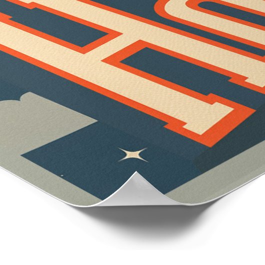 Houston, Texas Vintage Poster (Hoek)