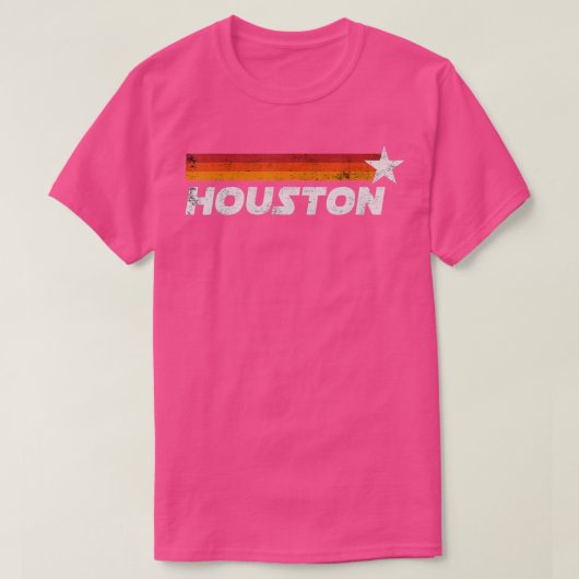 Houston Texas Vintage T-shirt (Design voorkant)