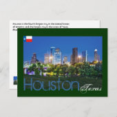 Houston, Texas, VS Briefkaart (Voorkant / Achterkant)