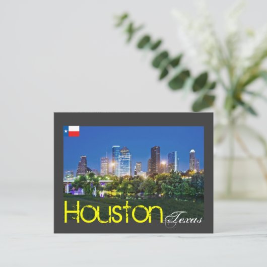 Houston, Texas, VS Briefkaart (Staand voorkant)
