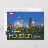 Houston, Texas, VS Briefkaart (Voorkant / Achterkant)
