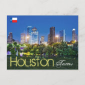Houston, Texas, VS Briefkaart (Voorkant)