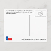 Houston, Texas, VS Briefkaart (Achterkant)
