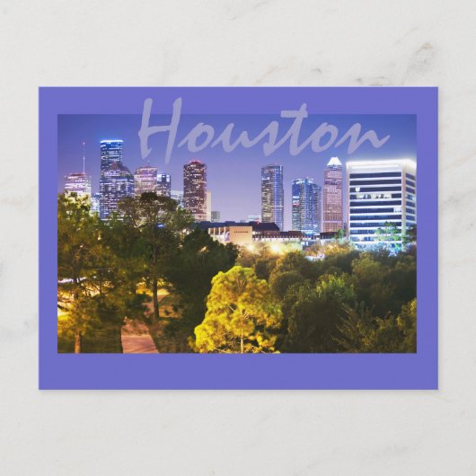 Houston, Texas, VS Briefkaart (Voorkant)