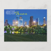 Houston, Texas, VS Briefkaart (Voorkant)