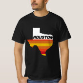 Houston Throwback Retro Astros Baseball Gift T - s T-shirt (Voorkant)