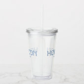 Houston Tile, Blue Tile, Houston Texas Acryl Drinkbeker (Rechts)