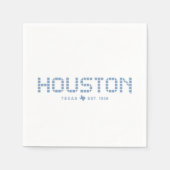 Houston Tile, Blue Tile, Houston Texas Servet (Voorkant)